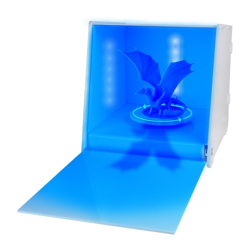 Caisson lumineux de polymérisation en résine UV SUNLU avec plateau tournant rotatif à 360 ° Contrôle intelligent du temps pour modèles d'impression 3D DLP SLA LCD