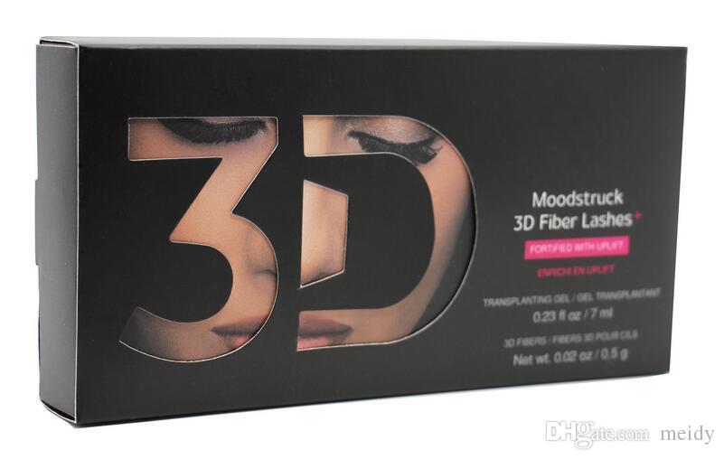 hot seller New 1030 version 3D Fiber Lashes Waterproof Double Mascara 3D FIBER LASHES Set Makeup Eyelash 1set free shipping