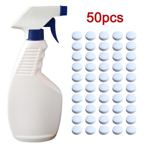 Nettoyant Effervescent Solide Multifonctionnel 50 Pcs Cleaners + 1 Arrosoir