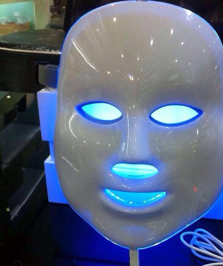 7 colors led beauty mask Photon pdt led light therapy equipment for skin rejuvenation DHL free shipping