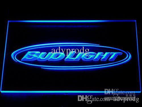 DHL 7 Colors On/off Switch Bud Light Bar Beer LED Neon Light Signs Wholeseller Dropship Free Shipping 001