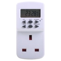 TE7 7 Day Electronic Mains Timer - White