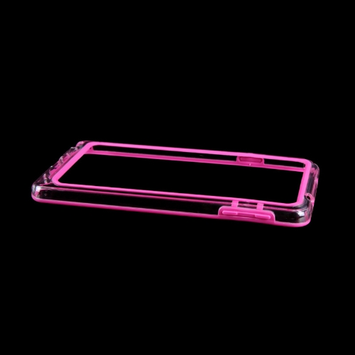 TPU coloré + PC Frame pare-chocs housse Samsung N9000 Galaxy Note3 + stylet stylo Rose
