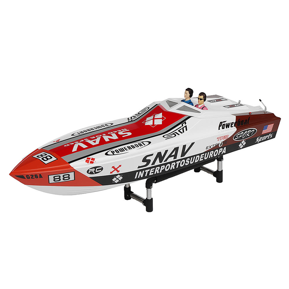 G26A 1180mm 2.4G 80km/h Rc Boat 30cc Gas Engine Fiber Glass Hull with Clutch RTR Model