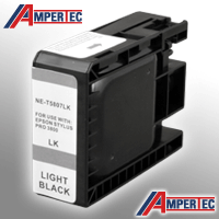 Ampertec Tinte für Epson C13T580700  grau