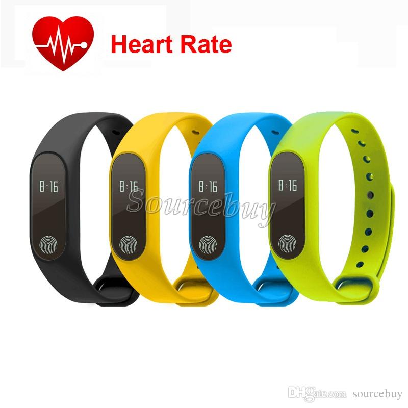 M2 Smart Bracelet Heart Rate Monitor OLED Screen Smart Band Sleep Fitness Tracker Waterproof IP67 Smart Wristband for Android iOS cell phone