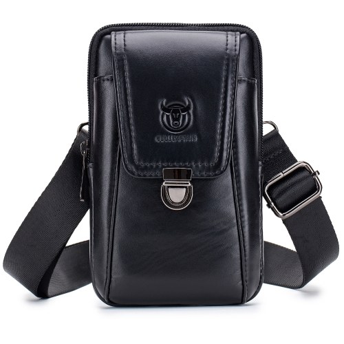 Hommes en cuir taille ceinture sac téléphone pochette sac voyage bandoulière sac à bandoulière Pack sac à main portefeuille