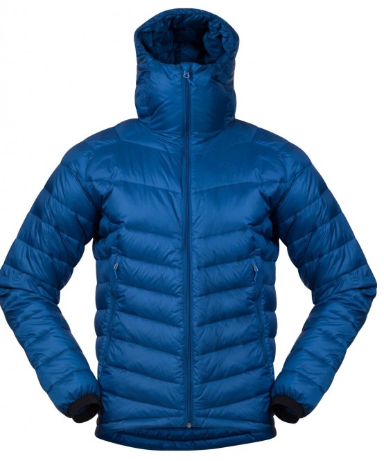 Bergans Slingsby Down Light Jacket with Hood Men - Daunenjacke - ocean light blue - Gr.XL