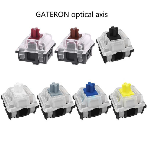 Gateron Optical Switch Interchange For Gateron Optical Switches Mechanical Keyboard GK61 SK61 SK64 Blue/Black/White Axis new