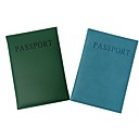 2pcs étui de passeport en cuir artificiel pour passeport pour hommes et femmes