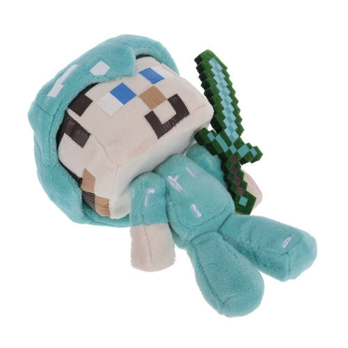 Minecraft Diamond Steve Plush Stuffed Toy Best Gift for Child and Collectors