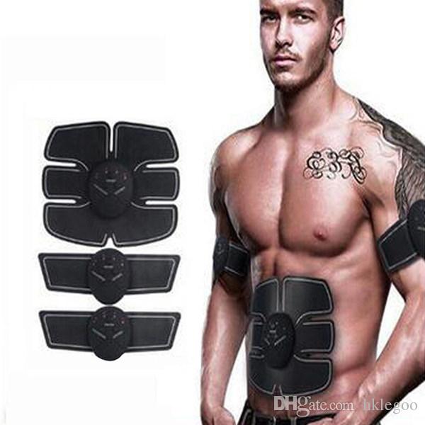 Electric EMS Stimulator Abdominal Trainer Muscle Toner Abdominal Arm Muscles Abs Body Pad Sculpting Exercise Machine Smart Fitness Massager