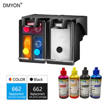 DMYON 662XL Ink Cartridge Replacement for Hp 662 for Deskjet 1015 1515 2515 2545 2645 3545 4510 4515 4516 4518 Printer