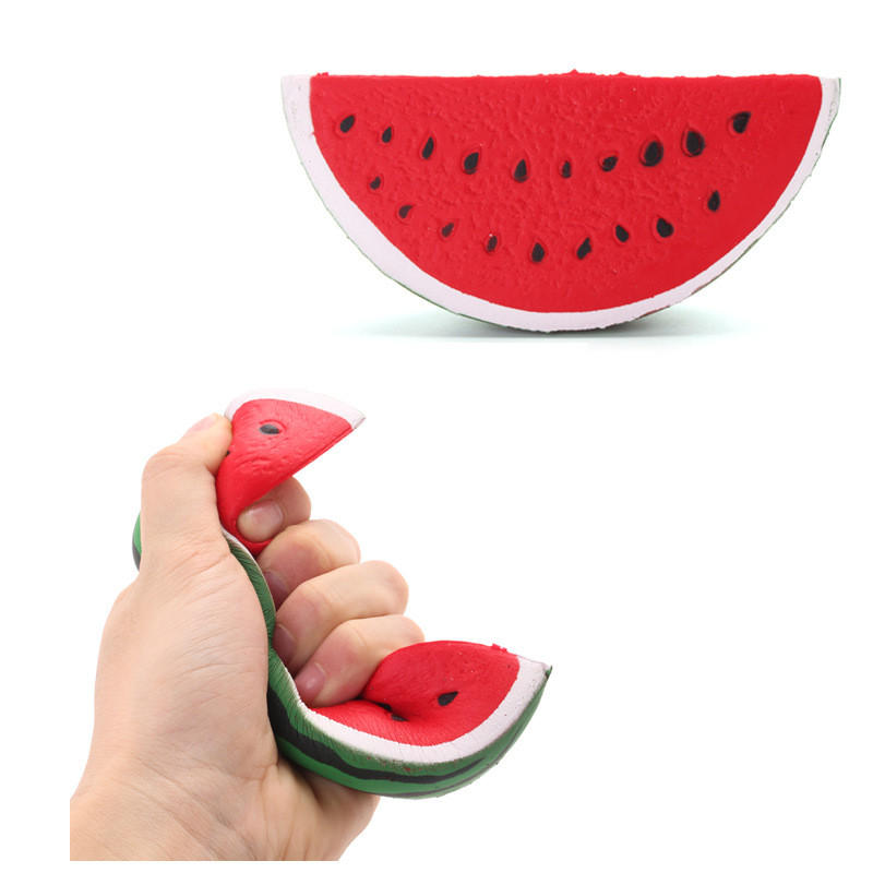 Watermelon 15CM Slow Raising Stress Reliever Squishy Healing Toy Squeeze Fun Kid Gift