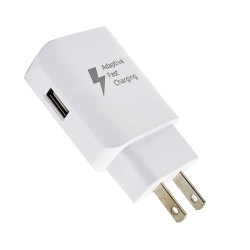 Chargeur mural USB-C à charge rapide Adaptateur de chargeur de téléphone portable avec câble USB amovible Quick Charge 3.0 (blanc)