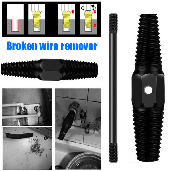 damaged screw extractor drill bits water pipe broken bolts remover carbon steel tool l9 #2