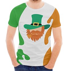 Inspired by St. Patrick's Day Shamrock Irish T-shirt Anime Cartoon Anime Graphic T-shirt For Men's Women's Unisex Adults' 3D Print 100% Polyester miniinthebox