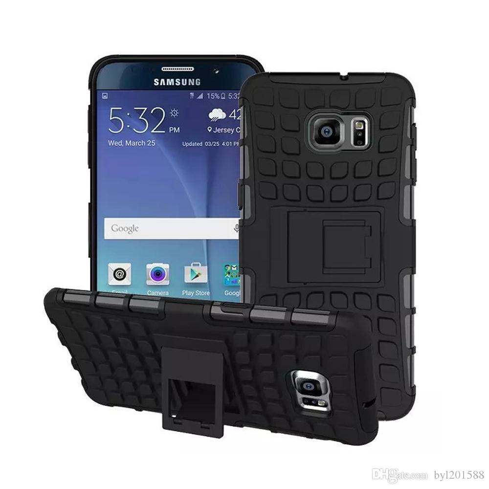 Heavy Duty Rugged Dual Layer 2in1 Shockproof Hybrid Defender Rugged Protection Cover Case with Kickstand For Samsung galaxy S3 S4 S5 S6 edge