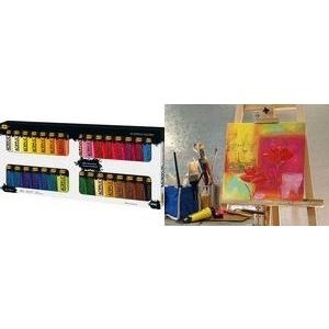KREUL Acrylfarbe SOLO Goya Acrylic, 20 ml, 32er-Set auf Wasserbasis, sehr gute Deckkraft, wasserverdünnbar, - 1 Stück (84173)