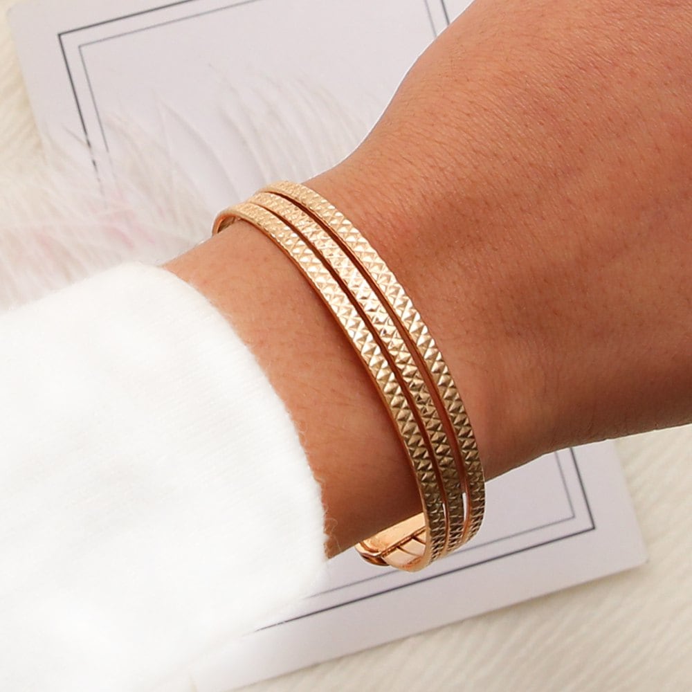 European and American Fashion Multi-Layer Striped Bracelet Creative Jewelry