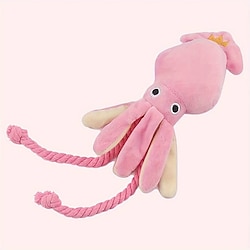 1pc Octopus Design Pet Grinding Teeth Squeaky Plush Toy Durable Chew Toy For Dog Interactive Supply Lightinthebox