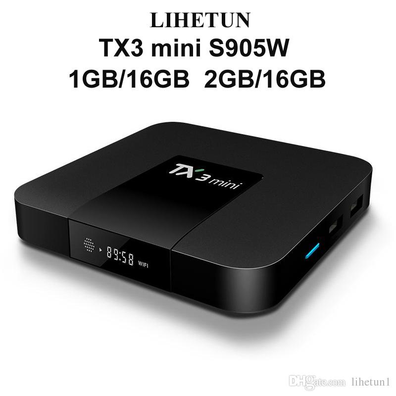 Original TX3 Android 7.1 TV Box 2gb 16gb Amlogic S905W TX3 mini Android Smart TV Box TV Streaming Boxes best sell 2019