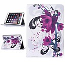 ENKAY Flower Pattern Auto Sleep and Wake Up Designed Protective Case with Stand and Card Slots for iPad Air 2