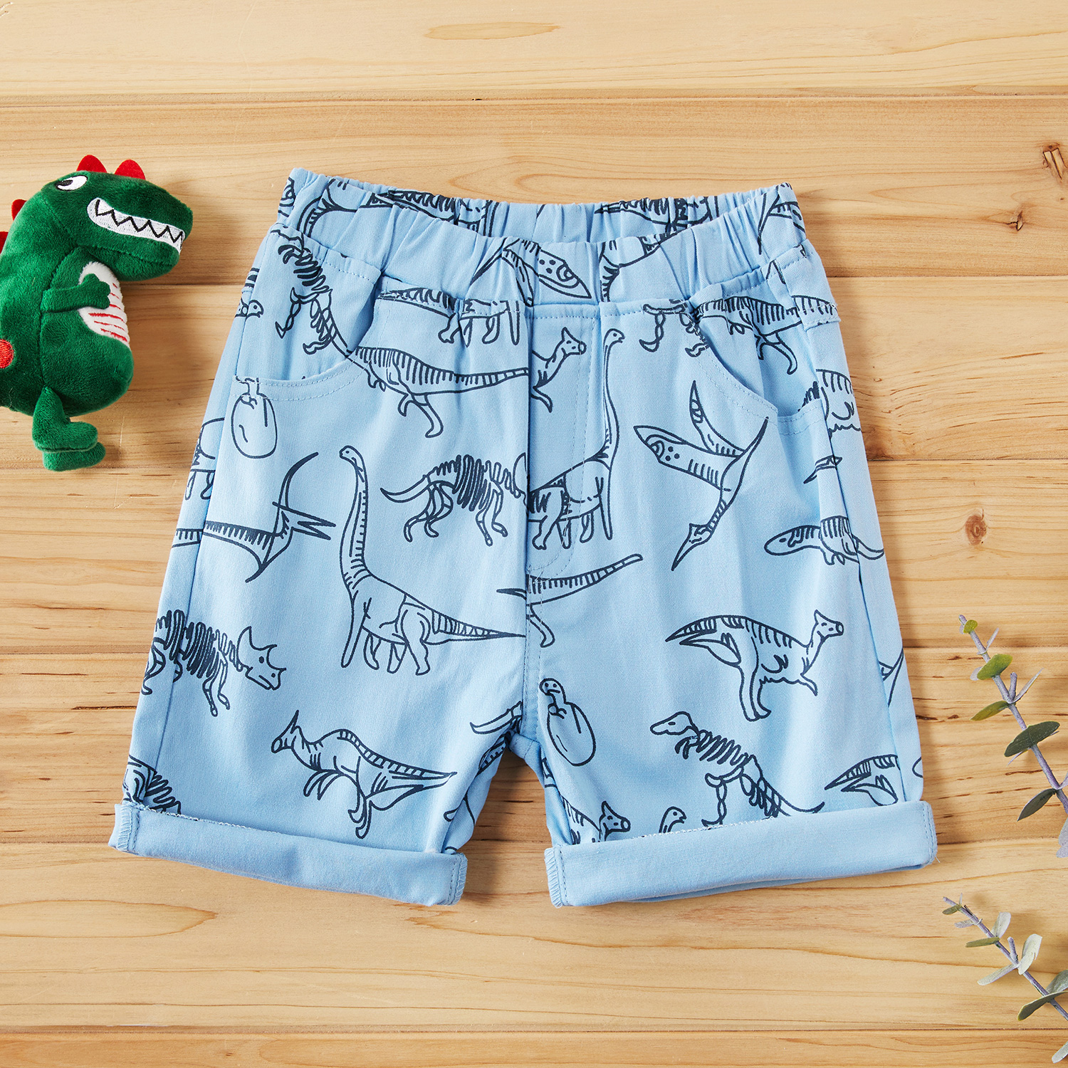 Baby / Toddler Boy Trendy Dino Print Shorts
