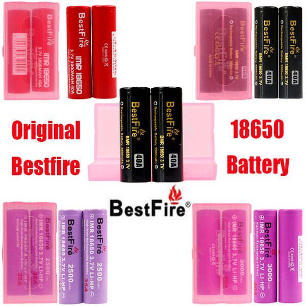Original Bestfire IMR BMR 18650 Battery 2500mAh 3000mAh 3100mAh 3200mAh 3500mAh 35A 40A Rechargeable Lithium Vape Batteries 100% Authentic