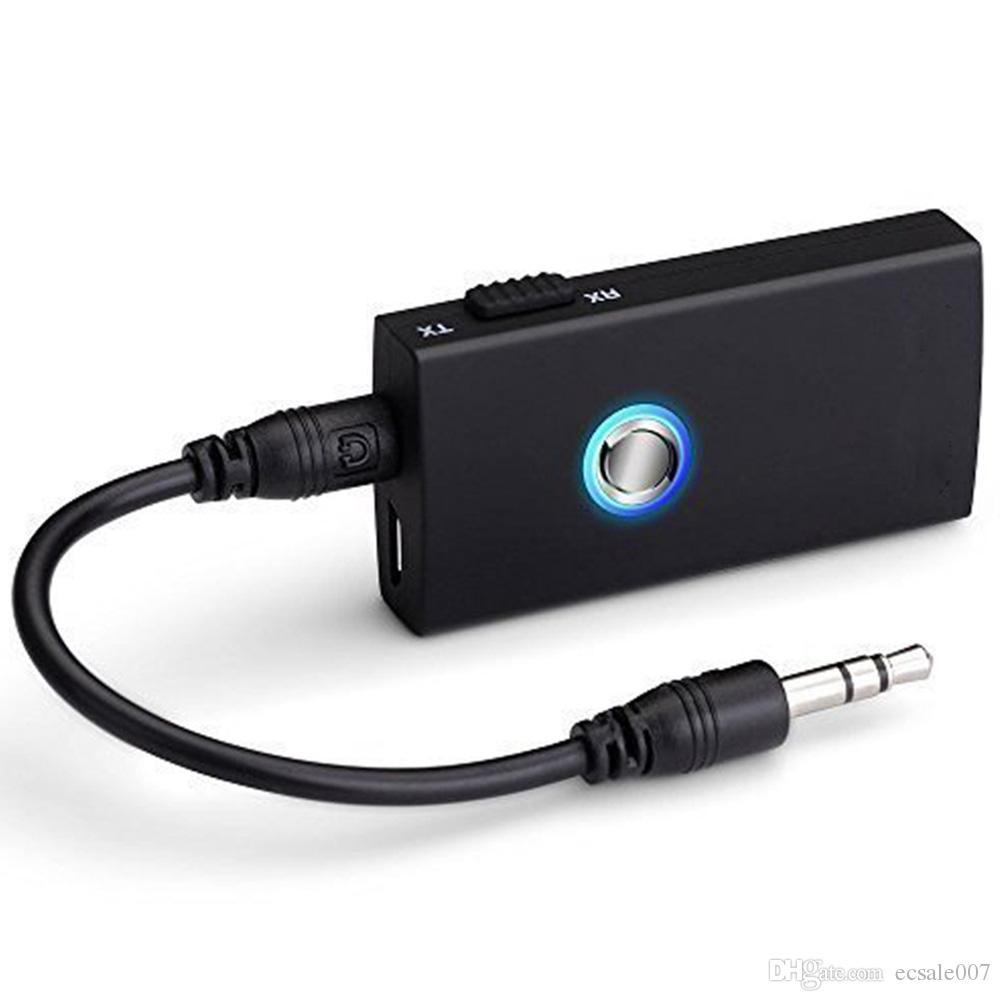 Portable Mini 5V 3.5mm 2 In 1 Wireless Bluetooth Audio Transmitter And Receiver A2DP Music Stereo Dongle Adapter For TV Mp3 PC
