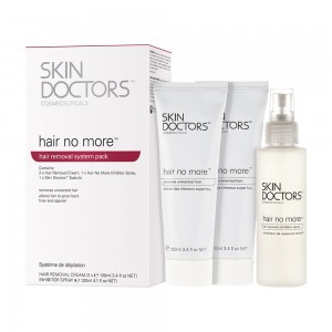 Skin Doctors Hair No More System Pack - Pack Epilatoire - 2 Cremes & Spray Pour Epilation - Efficace & Sans Douleurs - Rapide & Simple A Utiliser