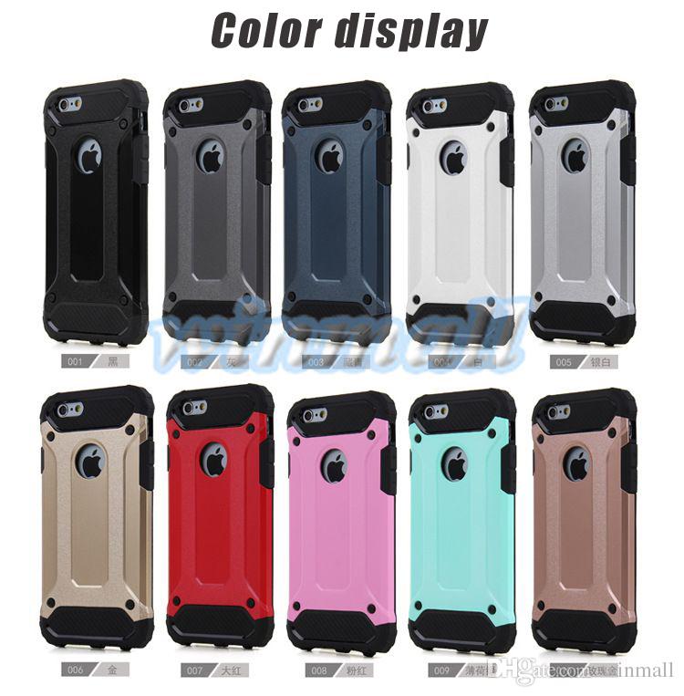 For Iphone X 8 Hybrid Heavy Duty Armor Case PC +TPU Slim Tough Armor ShockProof Cover For Samsung Galaxy S8 iPhone 8 Plus