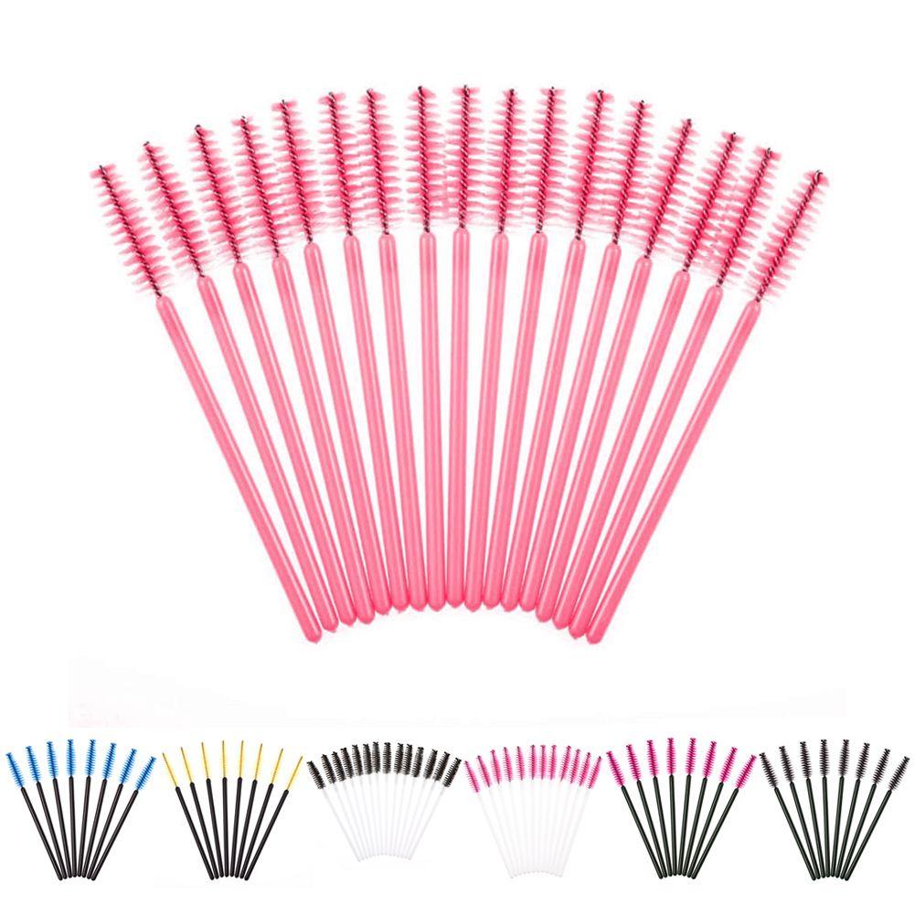 50PCS/pack Disposable Eyelash Brush Mascara Wands Applicator Wand Brushes Eyelash Comb Brushes Spoolers Makeup Tool