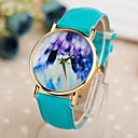 Women's  Abstract Paintings Style PU Band Quartz Watch (Assorted Colors)