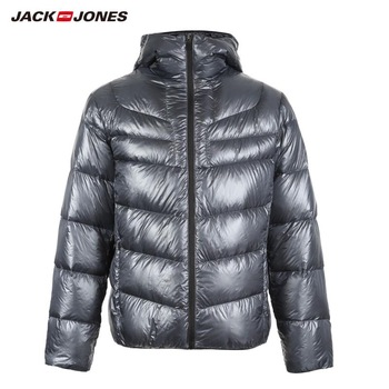 JackJones Winter Men's Hooded Stand Collar Parka Coat Down Jacket Warm Menswear 218412552