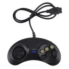 Hot Selling! Six Buttoms Gaming Game handle controller Command Pad gamepad Plastic Accessories For Sega Megadrive drop Shipping
