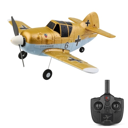 WLtoys A250 RC avion 2.4GHz 4CH RC avion 6 axes gyroscope planeur avion vol jouets BF109 modèle