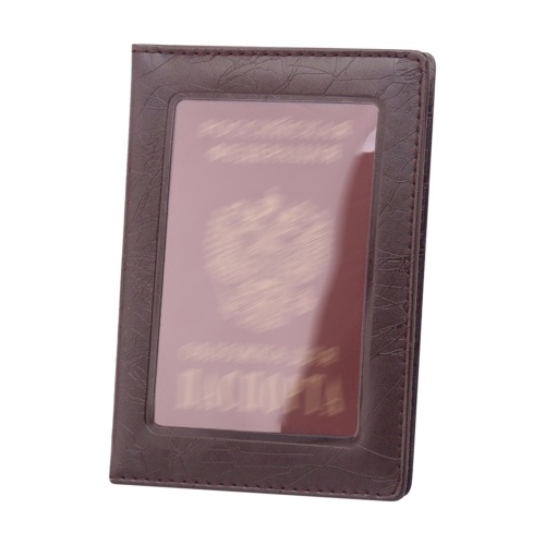 Porte-passeport Couverture de passeport Étui transparent pour porte-carte d'identité