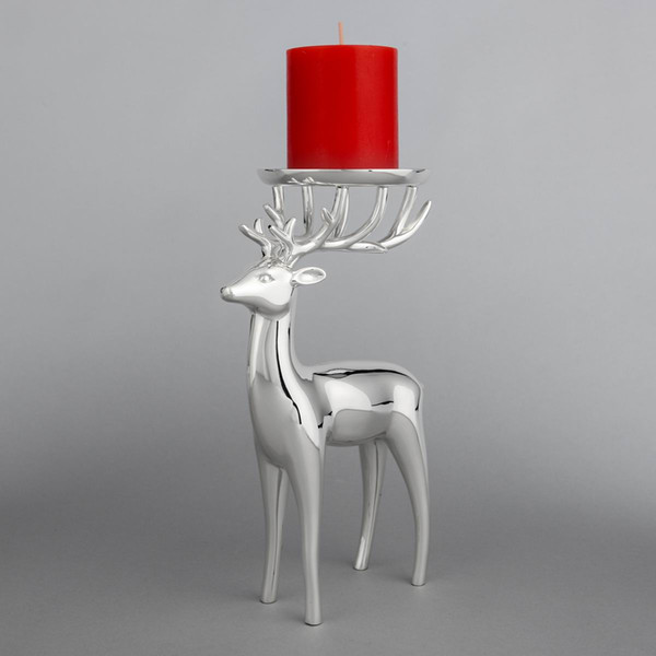 elegant silver plating kisite deer candle holder tea light candle stick home decor birthday gift dec180