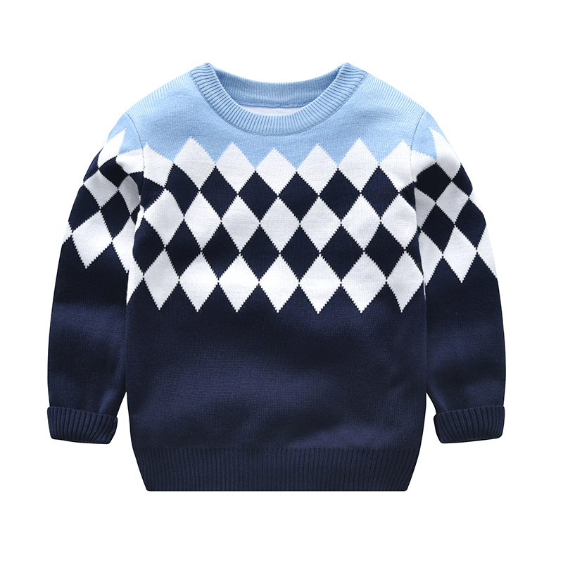 Baby / Toddler Causal Plaid Long-sleeve Sweater
