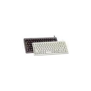 Cherry Slim Line G84-4100 - Tastatur - PS/2, USB - 86 Tasten - Schwarz - Englisch - US (G84-4100LCMEU-2)