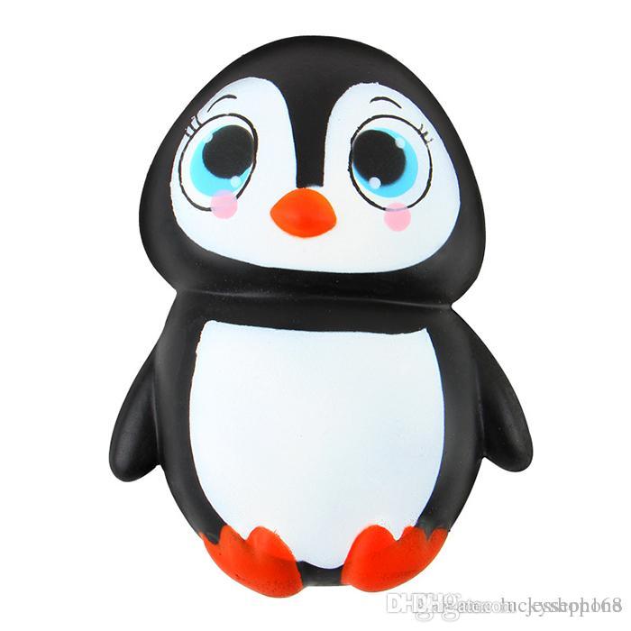 Free DHL New Arrival Penguin Squishies Jumbo Cute Squishy Penguin Kawaii Animal Slow Rising Phone Charms Kid Toy Christmas Gift