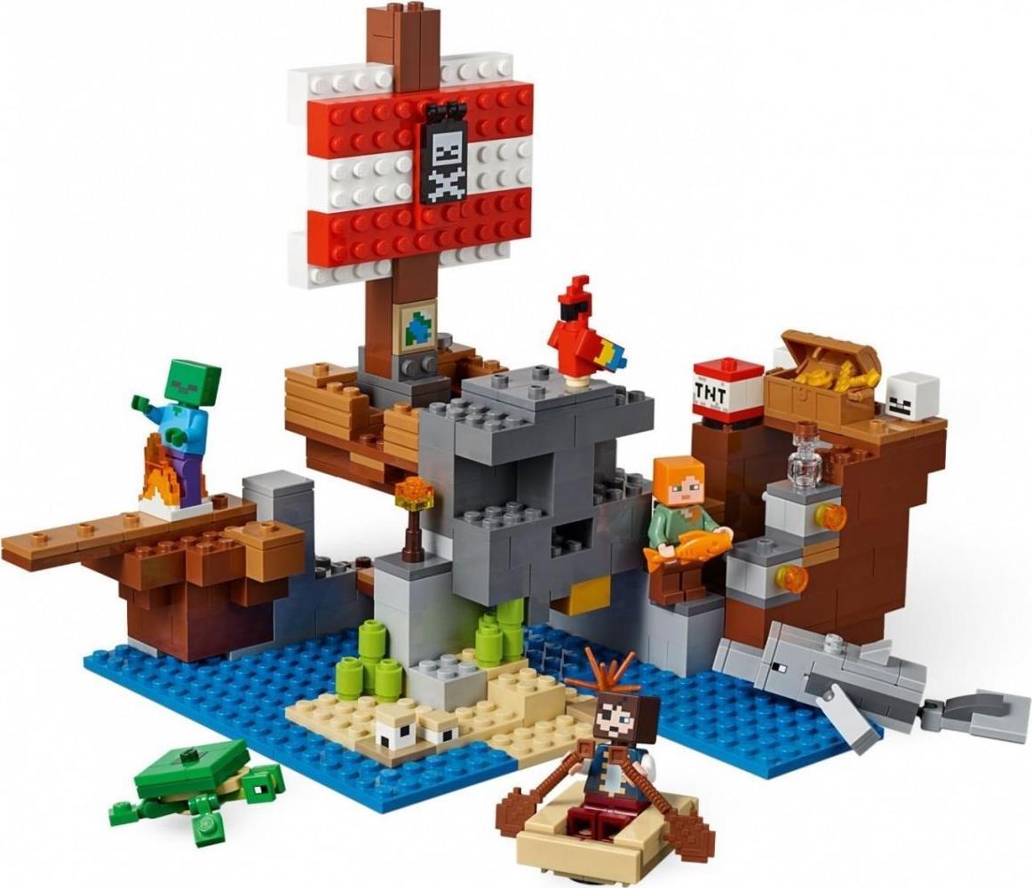 Lego 21152 Minecraft Das Piratenschiff-Abenteuer, Konstruktionsspielzeug (21152)