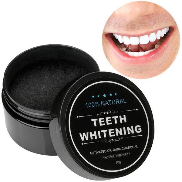 Teeth Whitening Powder nat¨¹rliche organische Aktivkohle-Bambus Zahnpasta Teeth Whitening Frauen M?nner