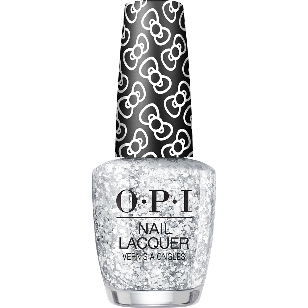 opi hello kitty collection nail lacquer - glitter to my heart 15ml