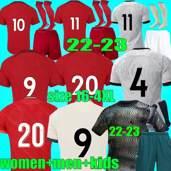 3XL 4XL Final 2022 Llverpooi M. SALAH LVP VIRGIL soccer jerseys home 21 22 23 THIAGO DIaz FIRMINO MANE DIOGO J A.BECKER Football Shirt 2023 WOMEN Men kids kit sets uniform