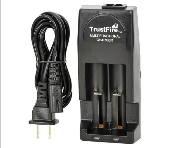100% original trustfire tr001 dual charger multifunctional dual battery charger for 18650 18500 17670 16340 14500 10440 16430 batteries
