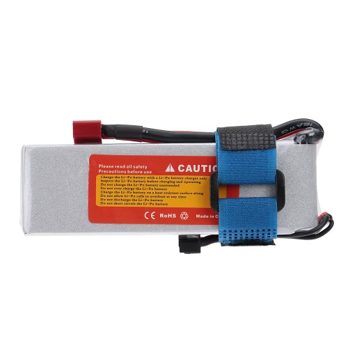 JHpower 11.1V 2200mAh 25C 3S LiPo Battery With T Plug for RC Car Airplane Helicopter