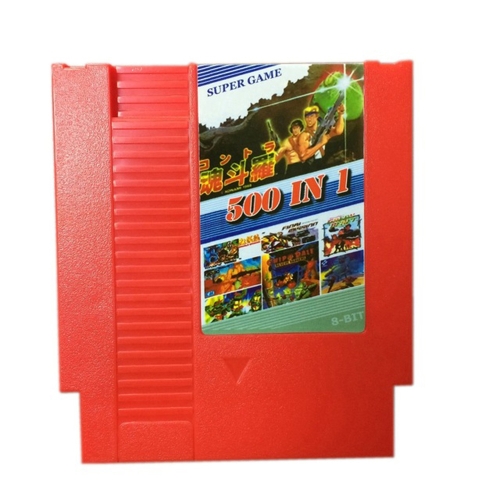 NES 500 in 1 Super Game Collection Game Cartridge 8 Bit 72 Pin Game Card No Repeat