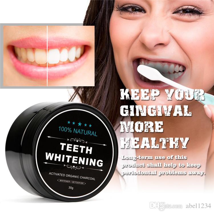 Hot Teeth Whitening Powder Nature Bamboo Activated Charcoal Smile Powder Decontamination Tooth Yellow Stain Bamboo Toothpaste Oral Care